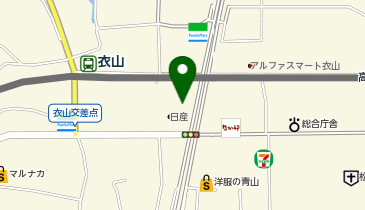 [EV]愛媛日産自動車(株) 衣山店 (カータウン衣山)の地図画像