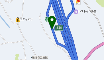[EV]中日本高速道路(株) NEXCO中日本 名神高速道路 多賀SA (上り)の地図画像