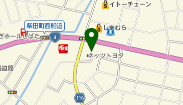 [EV]ネッツトヨタ仙台(株) 柴田店の地図画像