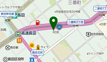 [EV]兵庫日産自動車(株) 長田店の地図画像