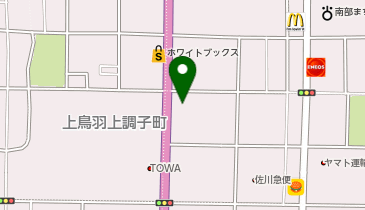 [EV]京都日産自動車(株) 十条店の地図画像