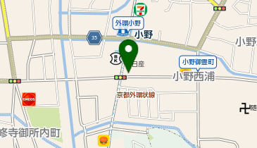 [EV]京都日産自動車(株) 山科店の地図画像