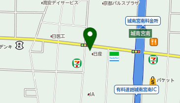 [EV]京都日産自動車(株) 伏見店の地図画像