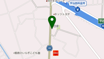 [EV]京都日産自動車(株) 宇治東店の地図画像