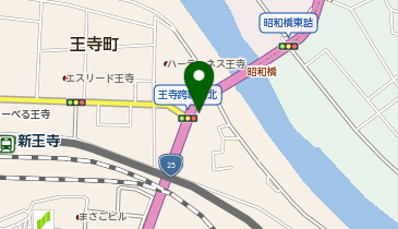 [EV](株)日産サティオ奈良 王寺支店の地図画像