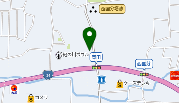 [EV]和歌山日産自動車(株) 岩出店の地図画像