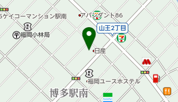 [EV]日産福岡販売(株) 博多中央店の地図画像