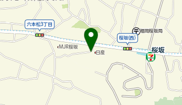 [EV]日産福岡販売(株) 桜坂店の地図画像
