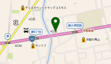 [EV]日産福岡販売(株) 原中央店の地図画像