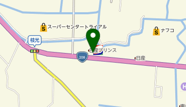 [EV]日産福岡販売(株) 柳川店の地図画像