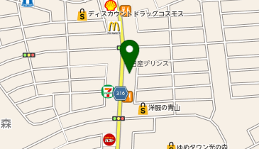 [EV]日産プリンス熊本販売(株) 光の森支店の地図画像