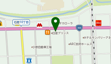 [EV]日産プリンス大分販売(株) 別府西店の地図画像