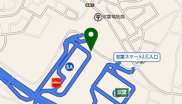 [EV]中日本高速道路(株) NEXCO中日本 中央自動車道 双葉SA (下り)の地図画像