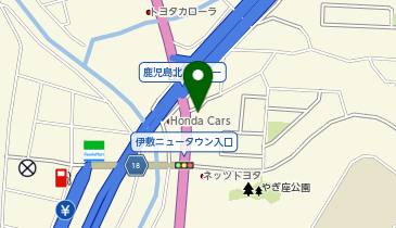 [EV]鹿児島日産自動車(株) 伊敷店の地図画像