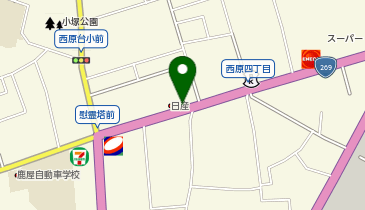 [EV]鹿児島日産自動車(株) 鹿屋西原店の地図画像