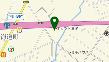 [EV]ネッツトヨタ栃木(株) 宇都宮みゆきが原店の地図画像