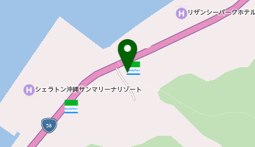 [EV]ファミリーマート恩納たんちゃ店の地図画像