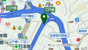 [EV]首都高速道路サービス(株) 日本橋兜町駐車場 (地下1階 C区画)の地図画像