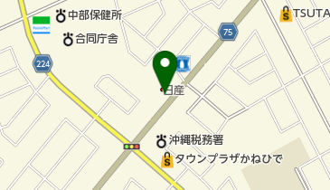[EV]琉球日産自動車(株) 中部店の地図画像