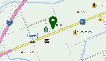 [EV]浜松日産自動車(株) セントラル掛川店の地図画像