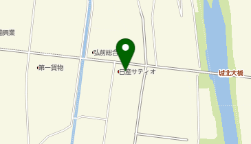 [EV](株)日産サティオ弘前 弘前日産 城北大橋店の地図画像