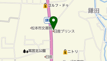 [EV]日産プリンス松本販売(株) 松本店の地図画像