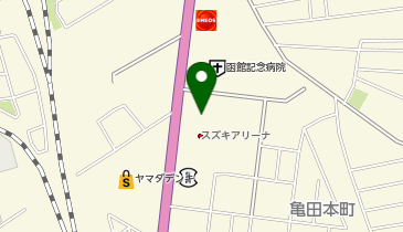 [EV]函館日産自動車(株) 亀田本町店の地図画像