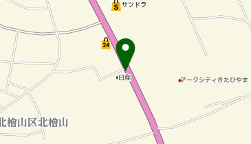 [EV]函館日産自動車(株) 北桧山店の地図画像