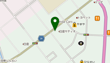 [EV](株)日産サティオ新潟 新発田店の地図画像