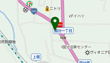 [EV]長野日産自動車(株) 上田国分店の地図画像