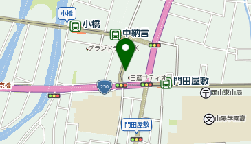 [EV](株)日産サティオ岡山 新京橋店の地図画像