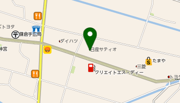 [EV](株)日産サティオ湘南 鎌倉手広店の地図画像