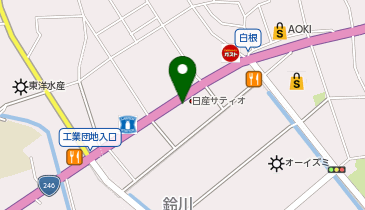 [EV](株)日産サティオ湘南 伊勢原店の地図画像