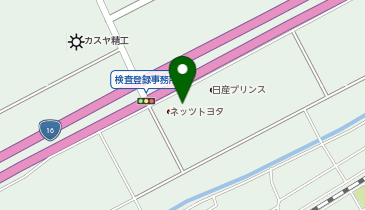 [EV]ネッツトヨタ千葉(株) 袖ヶ浦店の地図画像