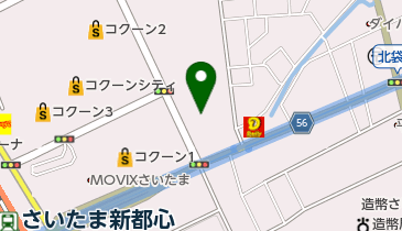 [EV]片倉工業(株) コクーンシティ P1立体駐車場の地図画像