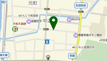 [EV]祇園新橋サンキンガレージの地図画像