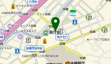 [EV]沖縄県 県民広場地下駐車場 (地下1階)の地図画像