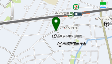 [EV]西東京市・パーク24(株) タイムズ西東京市役所田無庁舎の地図画像