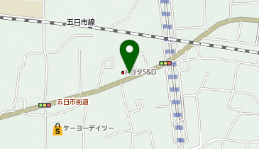 [EV]トヨタS&D西東京(株) あきる野店 (ネッツ多摩)の地図画像