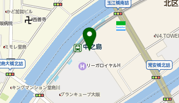 [EV](株)ロイヤルホテル リーガロイヤルホテル 大阪の地図画像