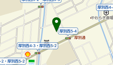 [EV]AGHトヨタ札幌(株) アンビシャス厚別通 (カローラ札幌)の地図画像