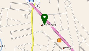 [EV]AGHトヨタ札幌(株) ジョイック清田 (カローラ札幌)の地図画像