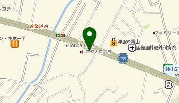 [EV]トヨタカローラ函館(株) 中道店の地図画像