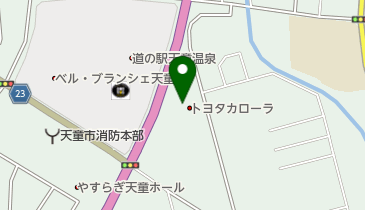 [EV]トヨタカローラ山形(株) 天童店の地図画像