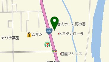 [EV]トヨタカローラ山形(株) 長井店の地図画像