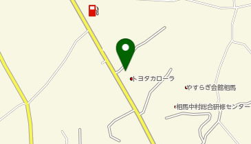 [EV]トヨタカローラいわき(株) 相馬店の地図画像