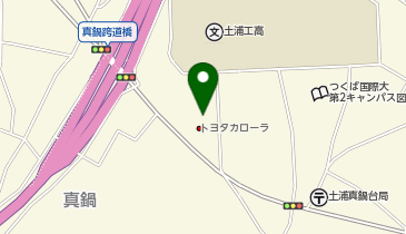 [EV]トヨタカローラ南茨城(株) 土浦店の地図画像