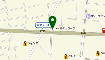 [EV]トヨタカローラ栃木(株) 宇都宮陽東店の地図画像