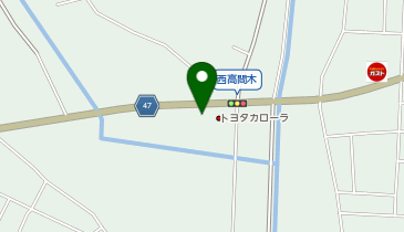 [EV]トヨタカローラ栃木(株) 真岡店の地図画像