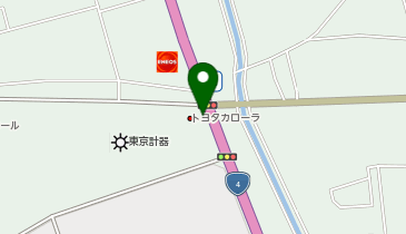 [EV]トヨタカローラ栃木(株) 矢板店の地図画像